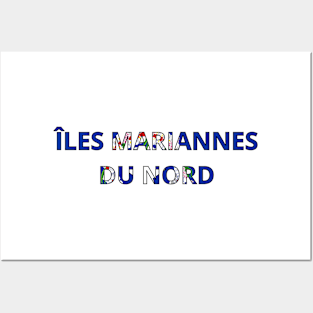 Drapeau Îles Mariannes du Nord Posters and Art